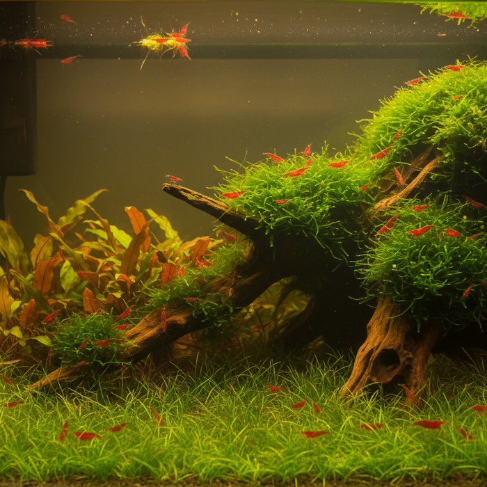 Plantenmixen voor garnalenaquaria