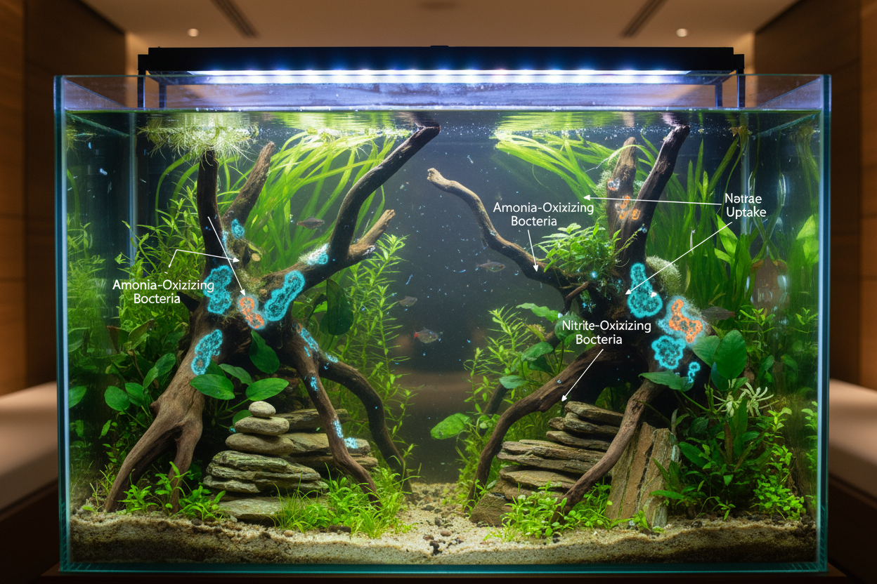 De Nitrogen Cyclus Uitgelegd: Waarom je Aquarium Eerst Moet Rijpen