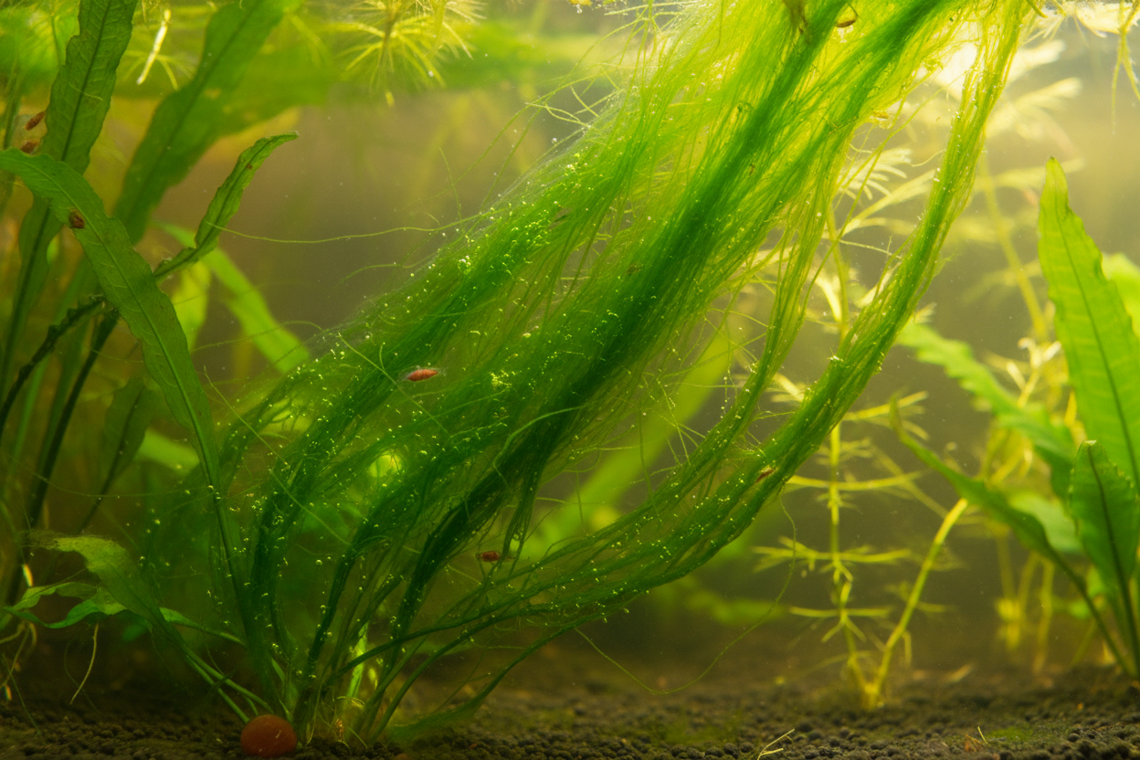 Groene algen bestrijden: draadalgen en puntalgjes aanpakken