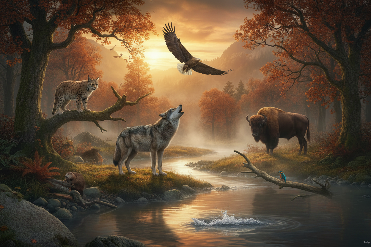 🌍 Wildlife Explorer: 10 bijzondere wilde dieren van Europa
