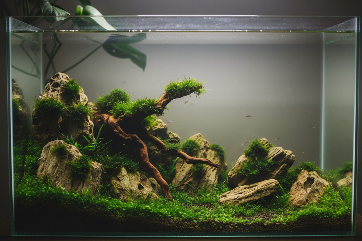 Japanse Filosofie in Aquascaping: Wabi-Sabi, Ma en Satoyama