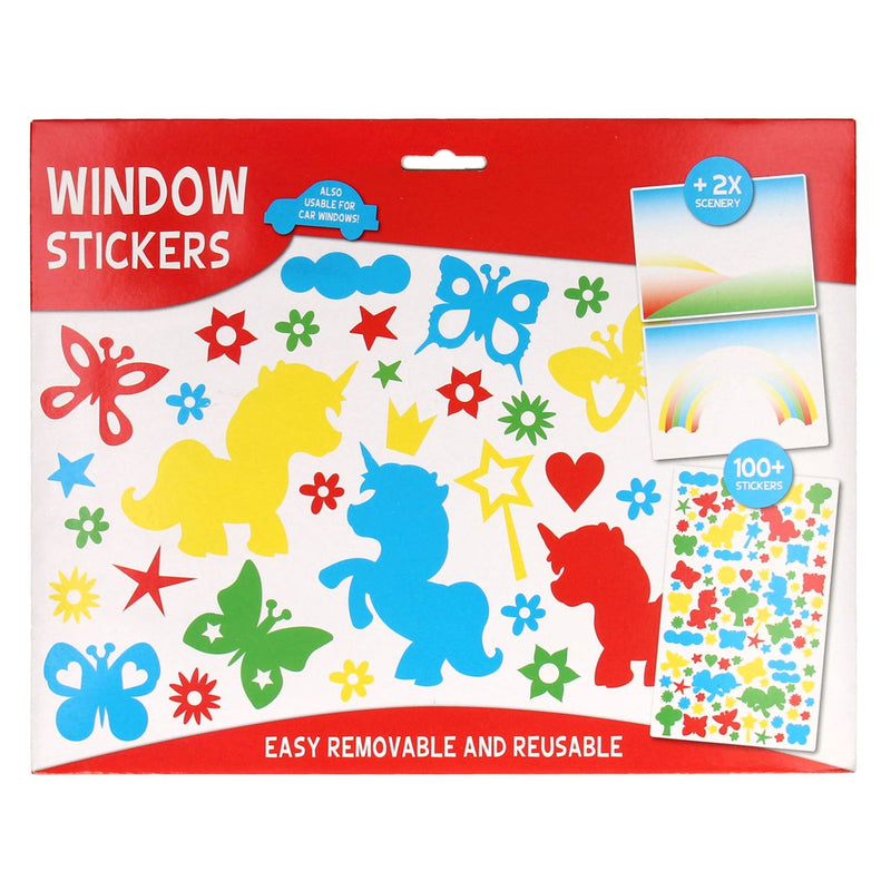 Wiederverwendbare Fensteraufkleber