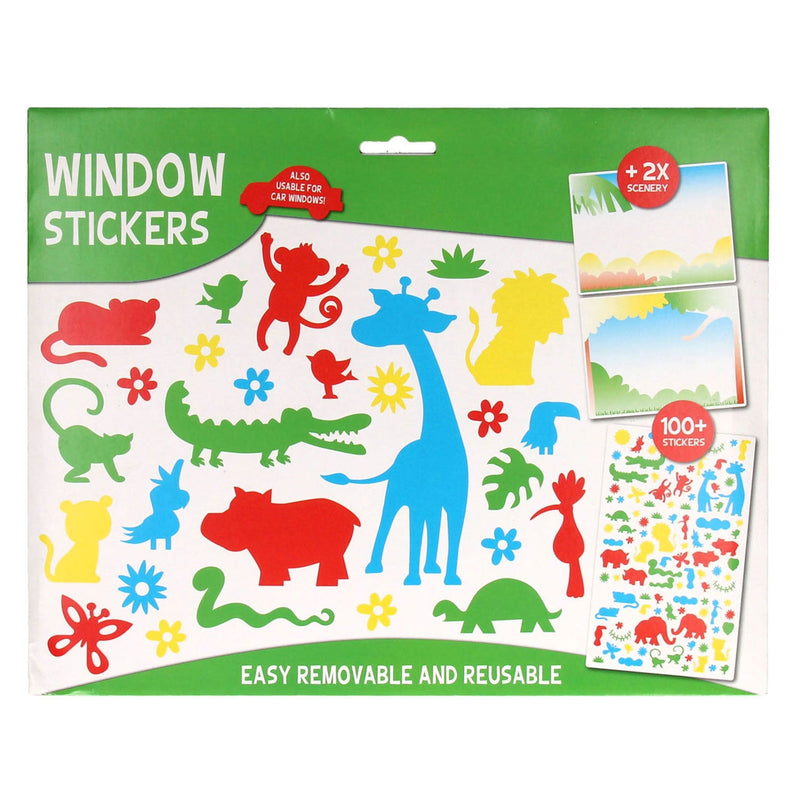 Wiederverwendbare Fensteraufkleber
