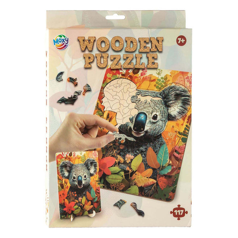 Wooden Puzzle Koala - Unique Shapes - 130 pcs.