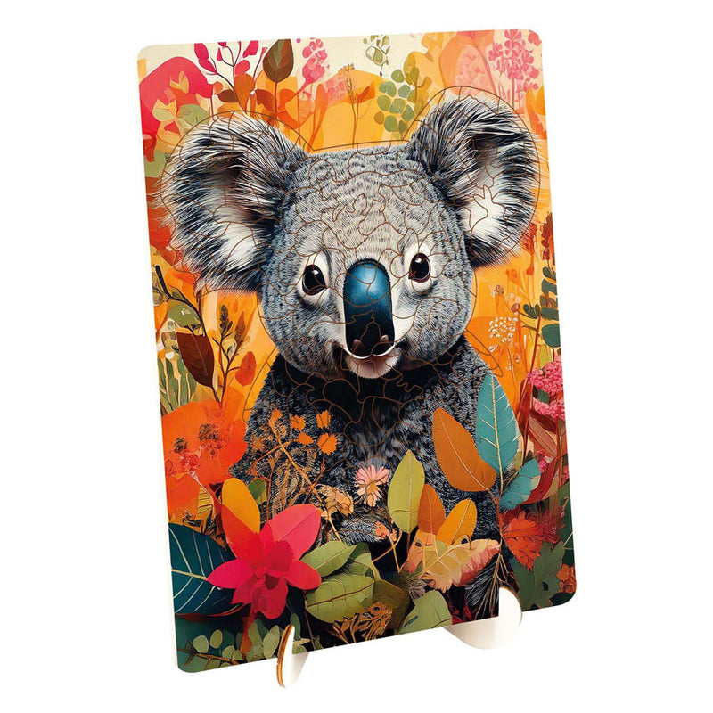 Wooden Puzzle Koala - Unique Shapes - 130 pcs.