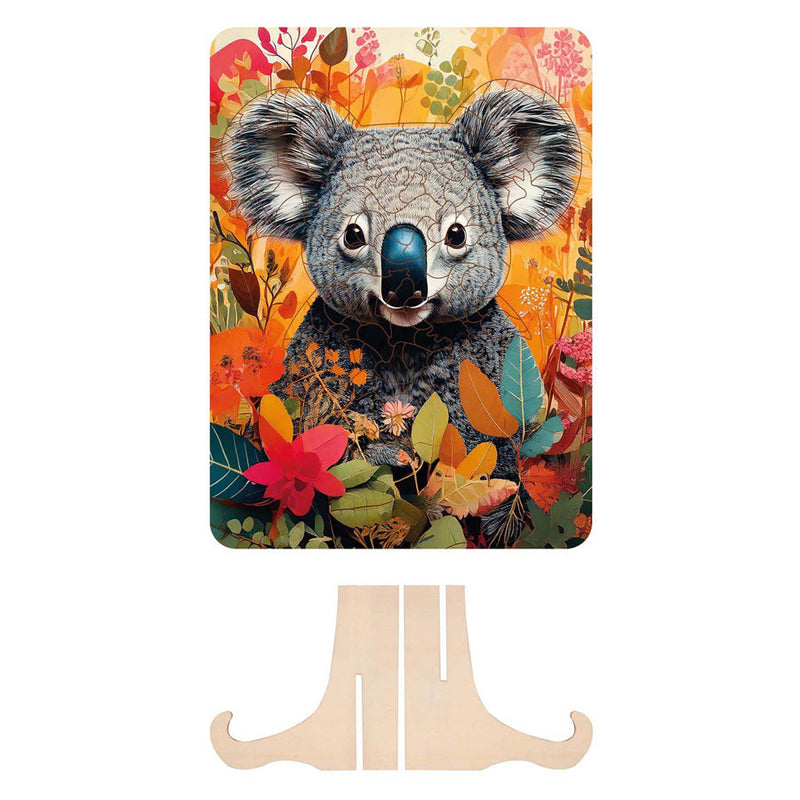 Wooden Puzzle Koala - Unique Shapes - 130 pcs.