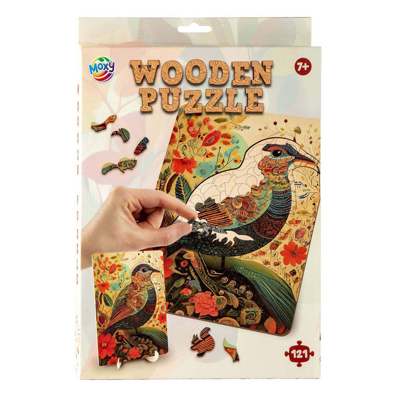 Wooden Puzzle Bird - Unique Shapes - 130 pcs.