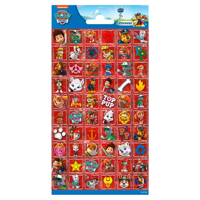 PAW Patrol sticker sheet