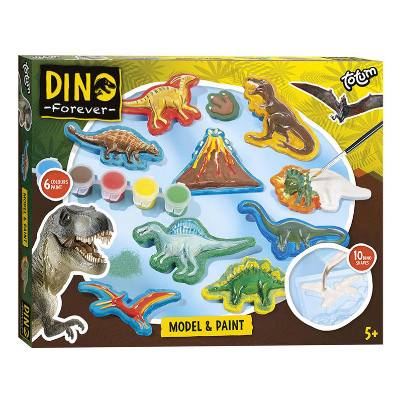 Totum Dino Forever - Gips gießen und bemalen