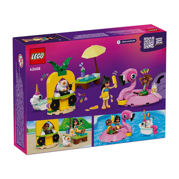 Lego 42658 Friends Zwembadfeest Flamingo+Eenhoorn