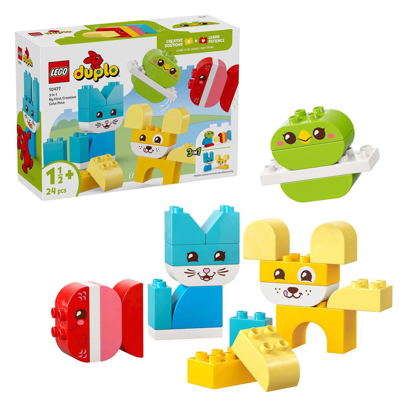LEGO DUPLO 10477 3-in-1 Mijn eerste creatieve huisdieren