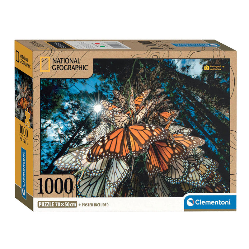 Clementoni Legpuzzel National Geographics - Vlinder 1000 stukjes