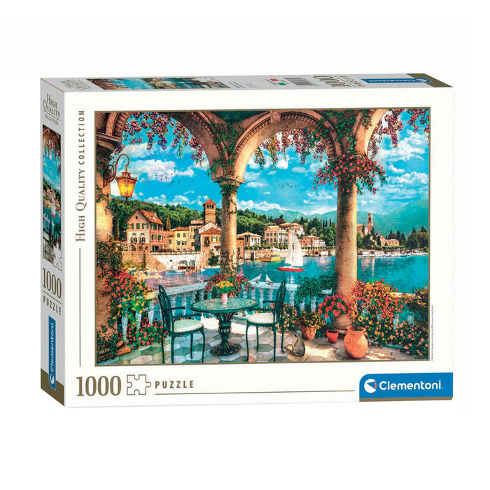 Clementoni Legpuzzel Kunstwerken Uitzicht op het Comomeer, 1000st.