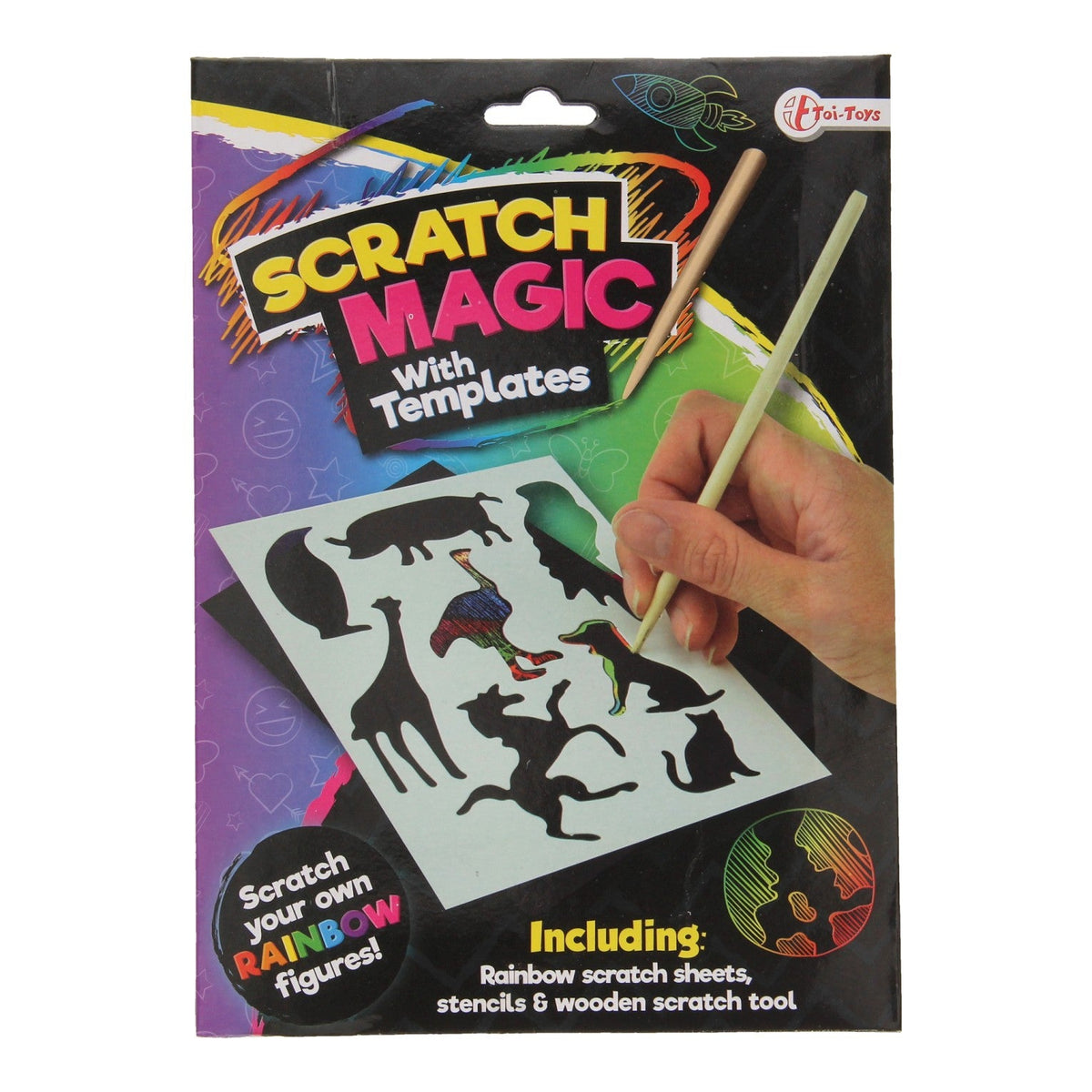Scratch Set Regenboog Figuren — Aquariumplantenshop