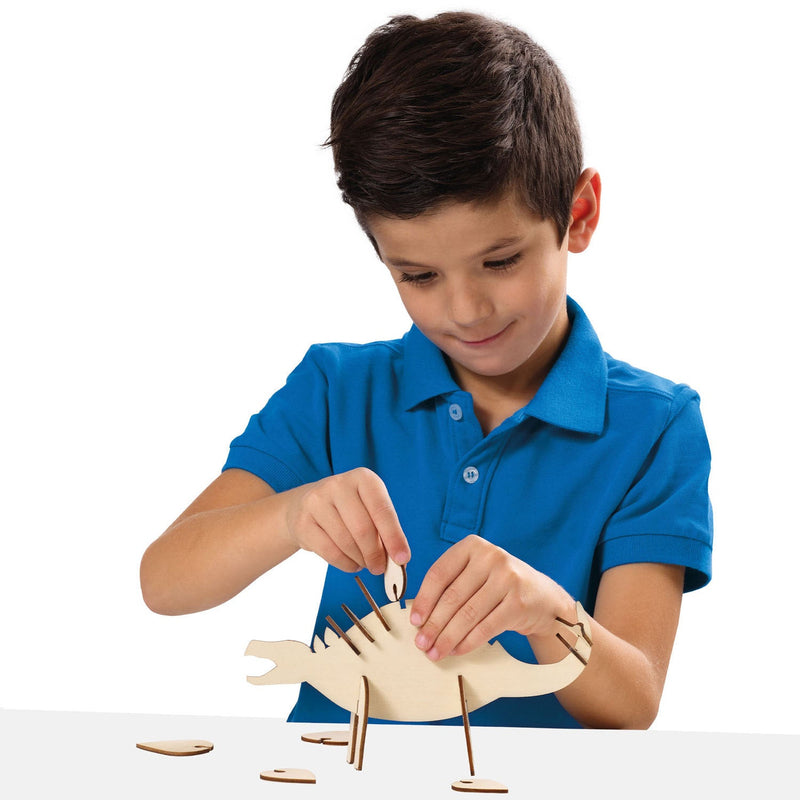 SES Wooden Dino Glow in the Dark