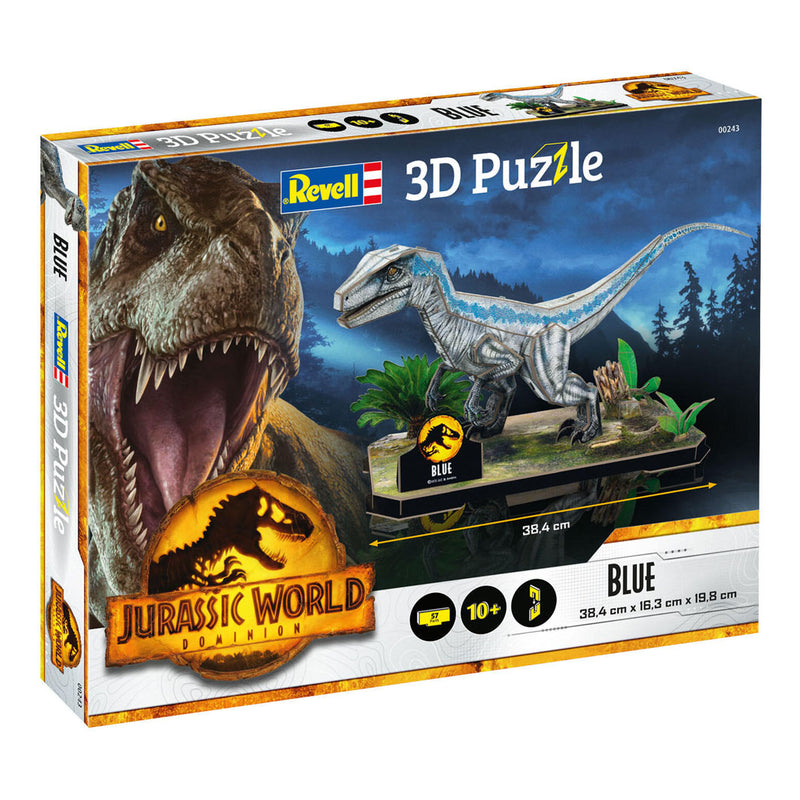 3D Puzzle Construction Kit Revell - Jurassic World Dominion Blue