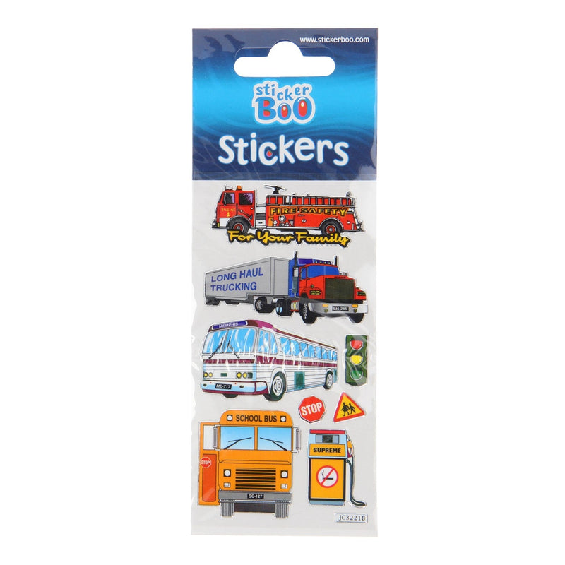Vehicles sticker sheet