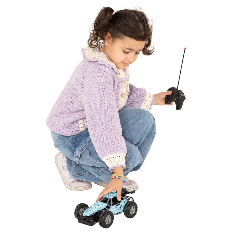 RC Bestuurbare Auto met Rookfunctie - Blauw