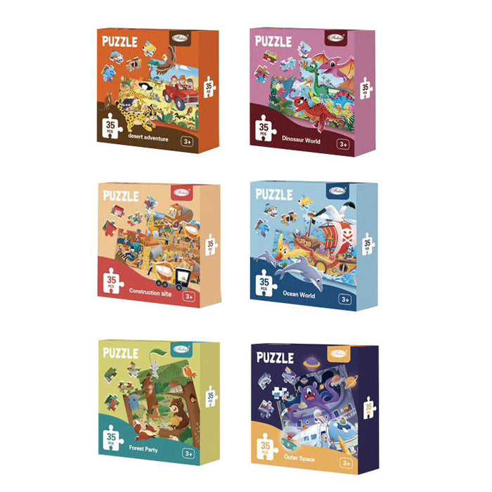 Mini Puzzel Thema van 35 stukjes