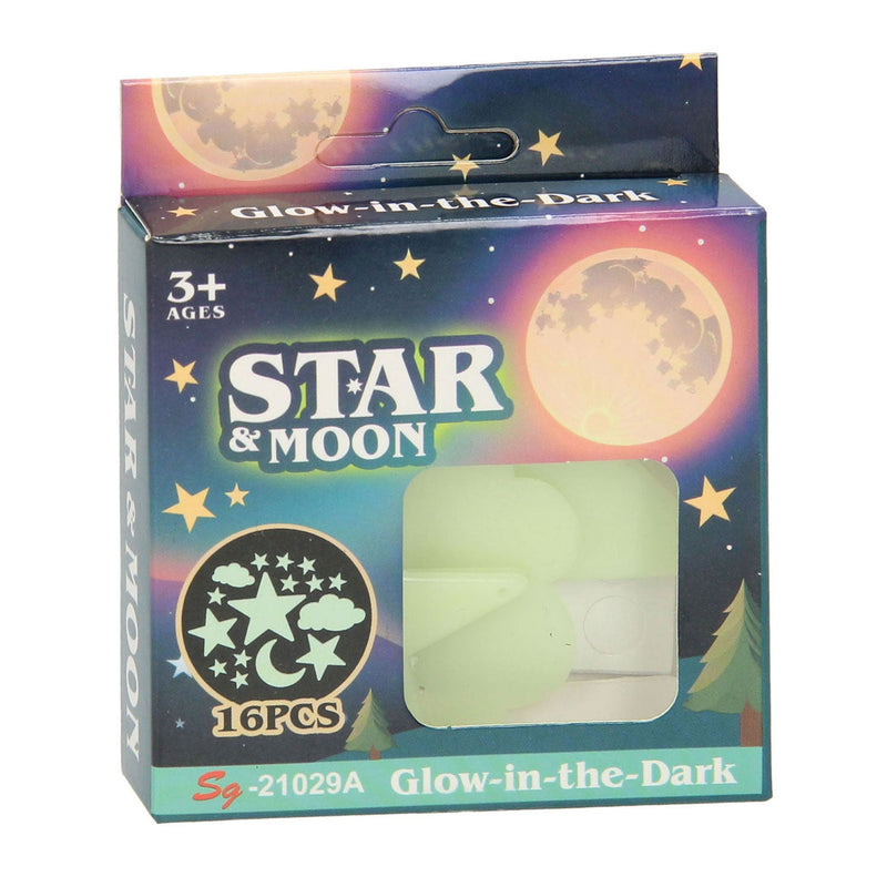 Glow in the Dark Set Weltall 16-tlg.