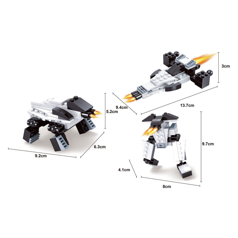 Titans Robot Bouwblokjes Bouwset 3 in 1