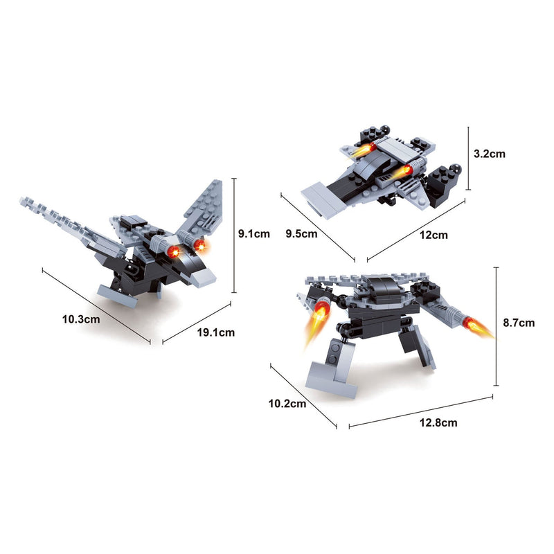 Titans Robot Bouwblokjes Bouwset 3 in 1