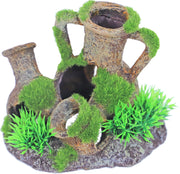 Boon Aqua Deco Amphoras met Gras en Mos 2