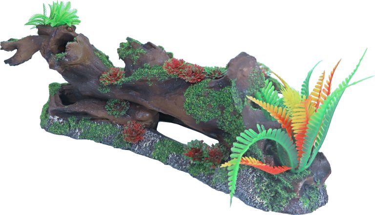 Boon Aqua Deco Boomstronk met Mos en Plant 40 cm
