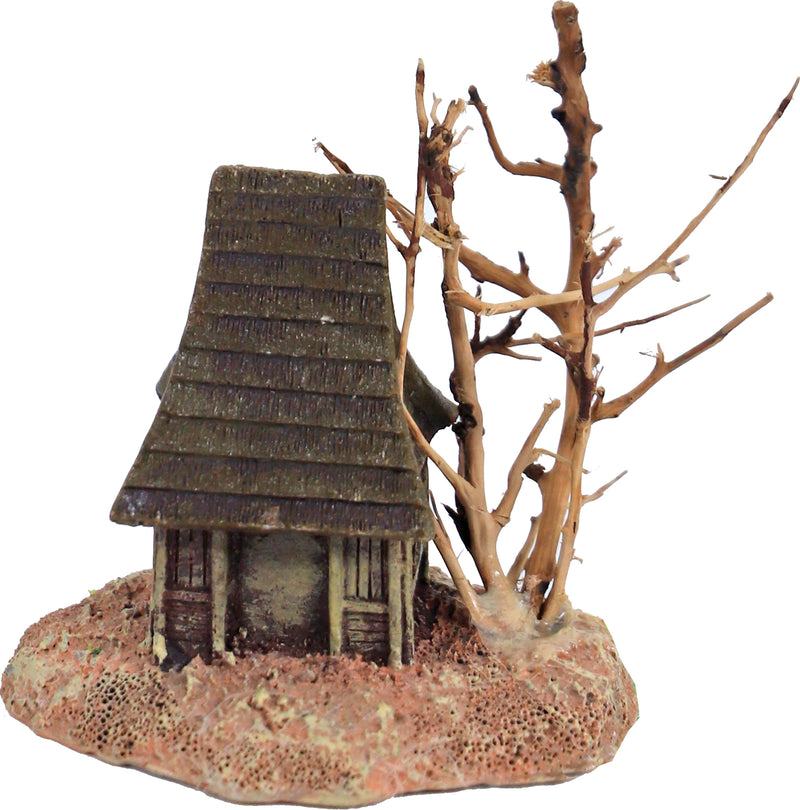 Boon Aqua Deco Ornament met Houten Boom 9 cm