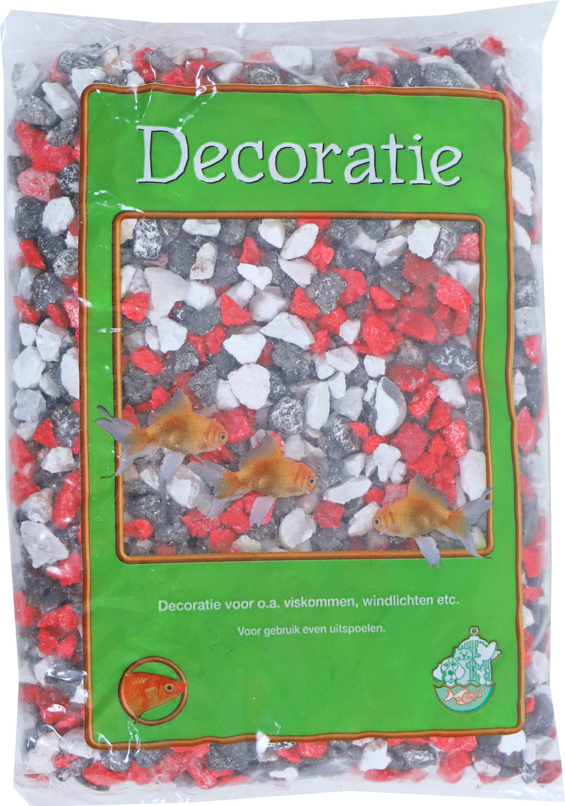 Boon Aqua Deco Split Mix Zwart Wit Rood Aquariumdecoratie