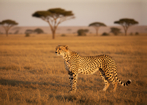 Cheetah in Afrikaanse savanne – Wildlifemagnet