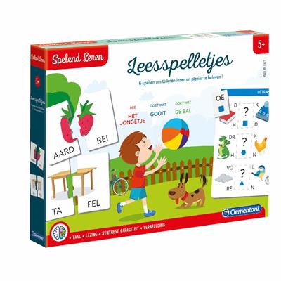 Clementoni Leerspel Leesspelletjes