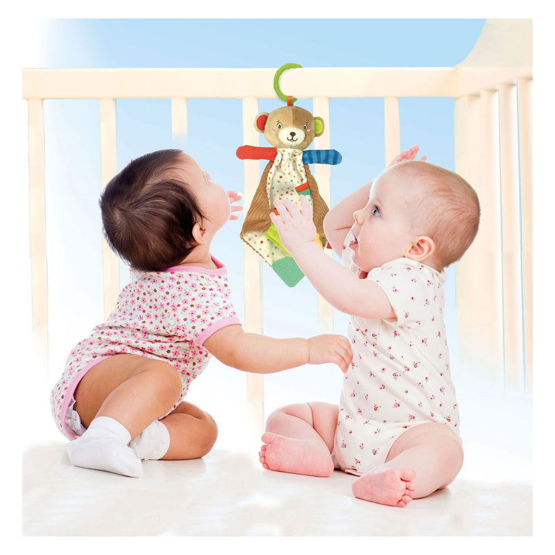 Clementoni Baby - Pluchen Rammelaar Beer Voorbeeld - Babyspeelgoed