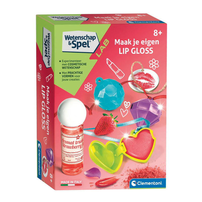 Clementoni Wetenschap & Spel Maak je eigen Lip Gloss verpakking
