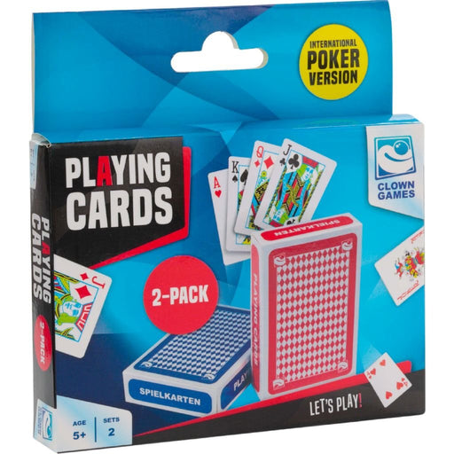 Clown Games Speelkaarten Internationaal Set verpakking