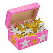 Colorations - Foamstickers Glitter Sterren voorbeeld
