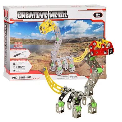 Construction Set Metal Dino 122 pcs