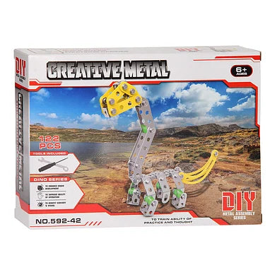 Construction Set Metal Dino 122 pcs
