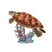 National Geographic 3D puzzel Zee Schildpad compleet detail