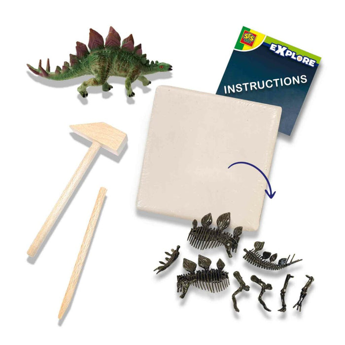 SES Dino and Skeleton Dig 2 in 1 – Stegosaurus