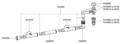 Eheim Installatieset 2 tekening
