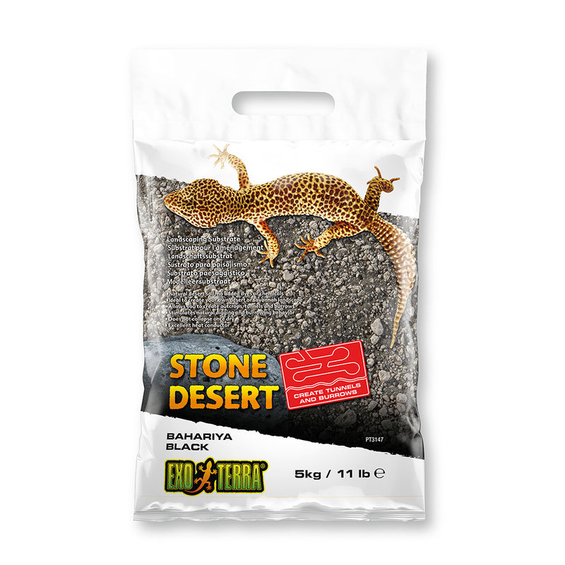 Exo Terra Stone Desert Bahariya Black Zwart