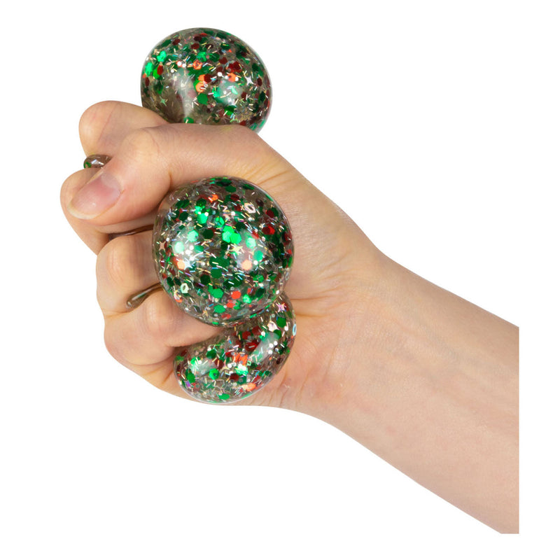 Fun Knijpbal Night Gevuld met Glittergel Voorbeeld
