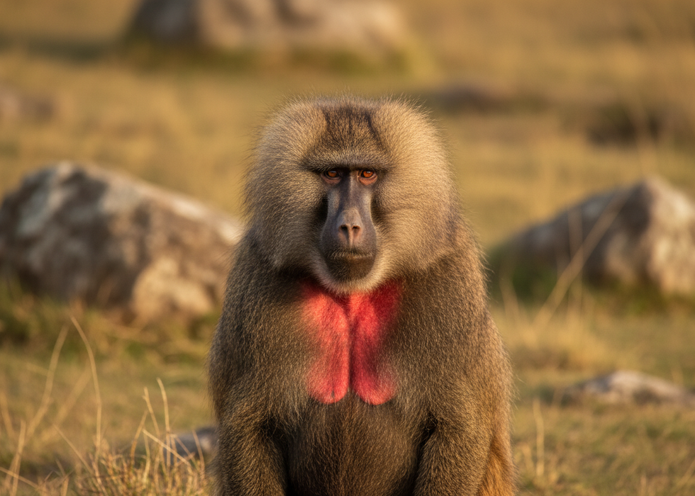 Gelada baviaan magneet