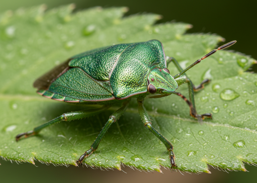 Green Shield Bug magnet