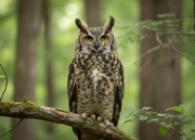 Grote gehoornde uil – Wildlife Explorer Collectible
