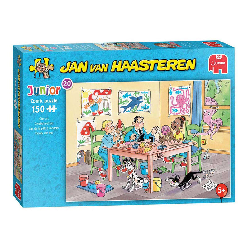 Jan van Haasteren Junior 20 Legpuzzel - Creatief met Klei 150st