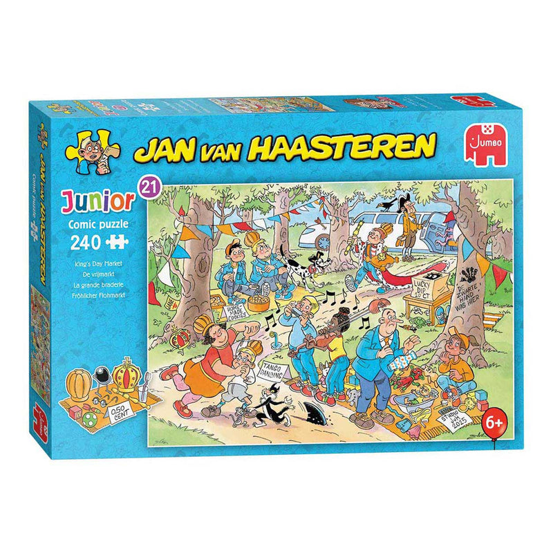 Jan van Haasteren Junior 21 Legpuzzel - De Vrijmarkt 240st