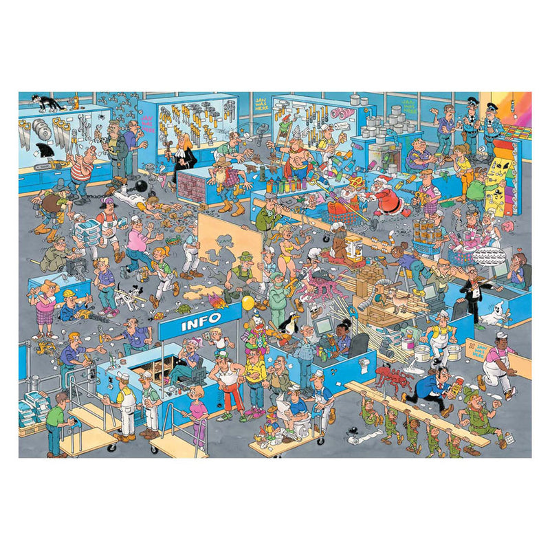 Jan van Haasteren Legpuzzel - De Bouwmarkt 
