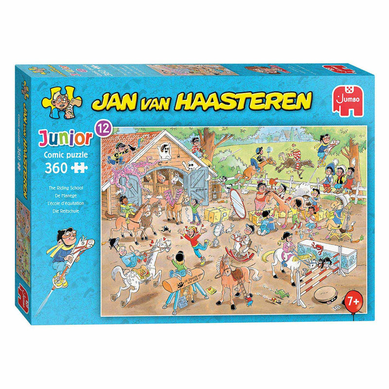 Jan van Haasteren Legpuzzel Junior - The Riding School Verpakking